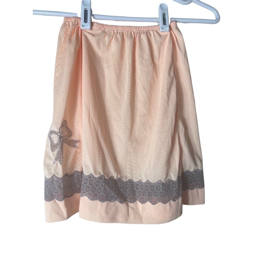 Peach Avian mini slip small nylon beige lace